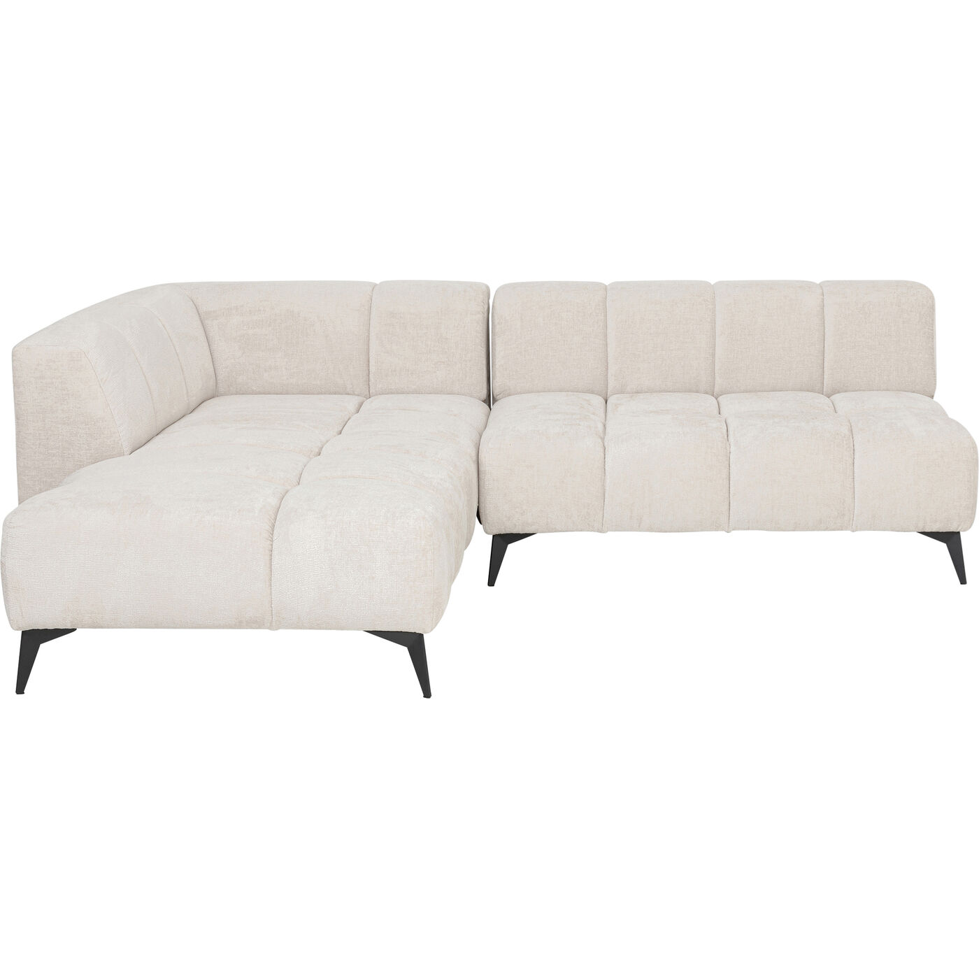 Диван левосторонний угловой Nia Cream Left 250 см KARE 87975