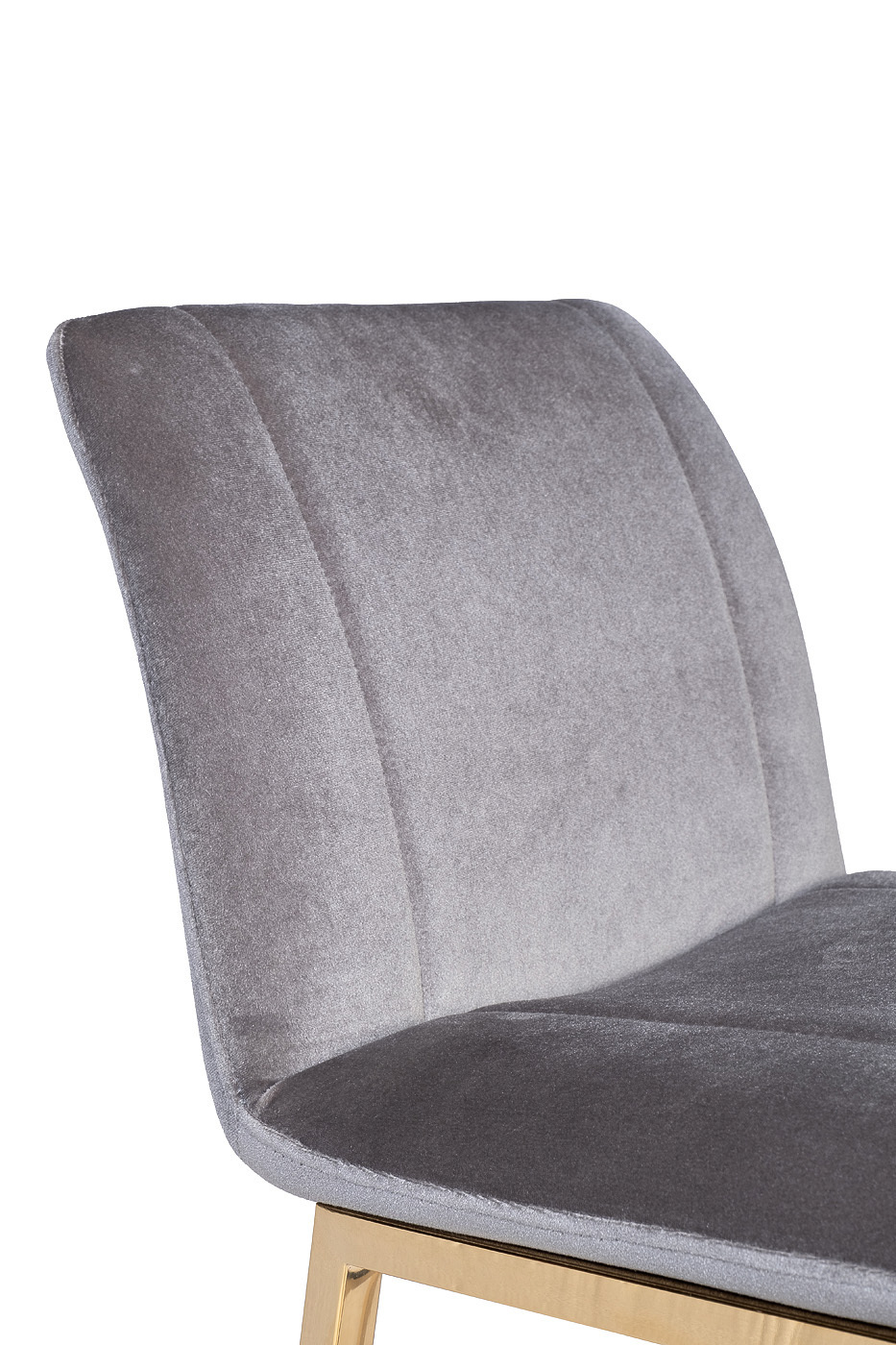 Стул барный велюровый серый Garda Decor 30C-DX-2091 GRE