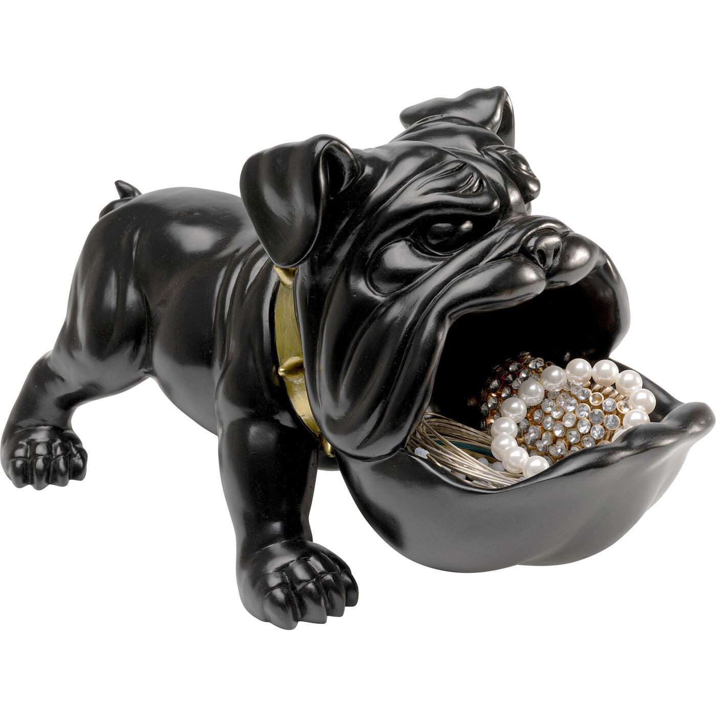 Фигура декоративная Hungry Dog Black 37cm KARE 56869