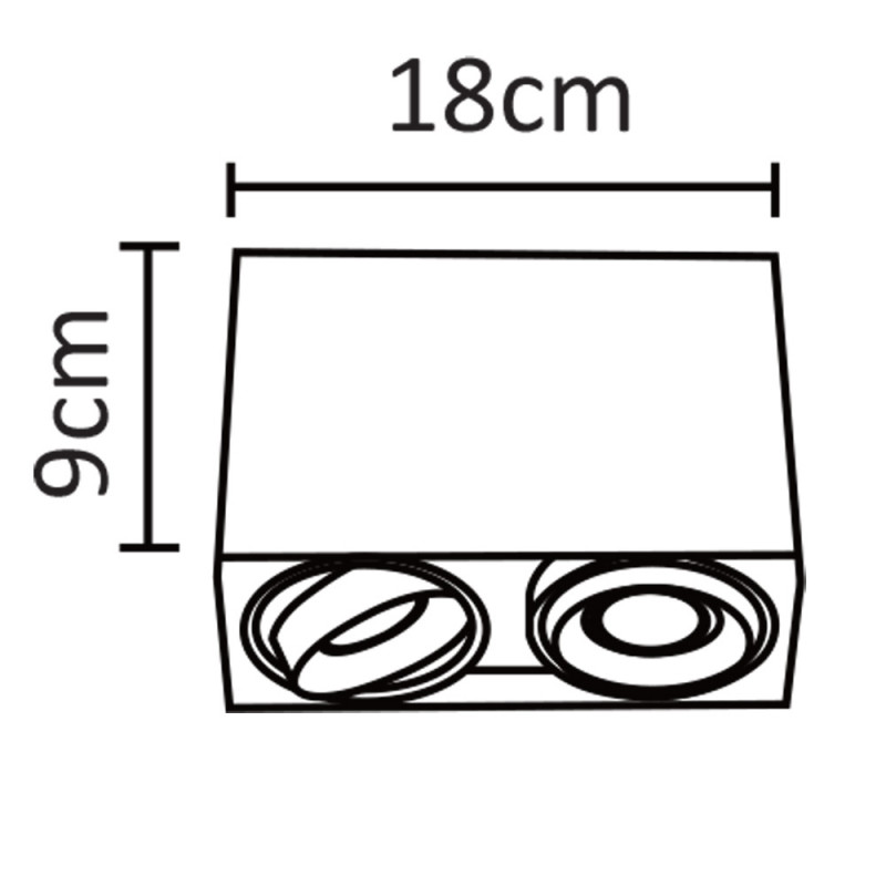 Накладной светильник ARTE Lamp A5655PL-2BK
