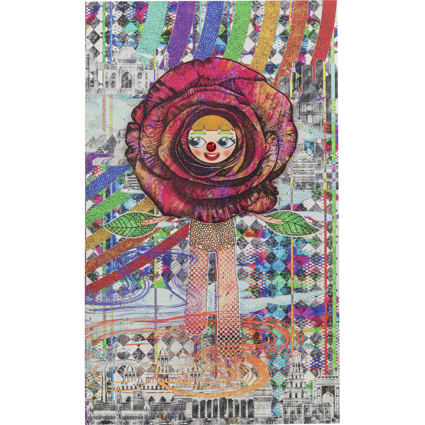 Картина Blossom Girl 108x180cm KARE 57157