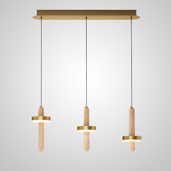 Подвесной светильник FALKA MORE A Brown Диск by ImperiumLoft