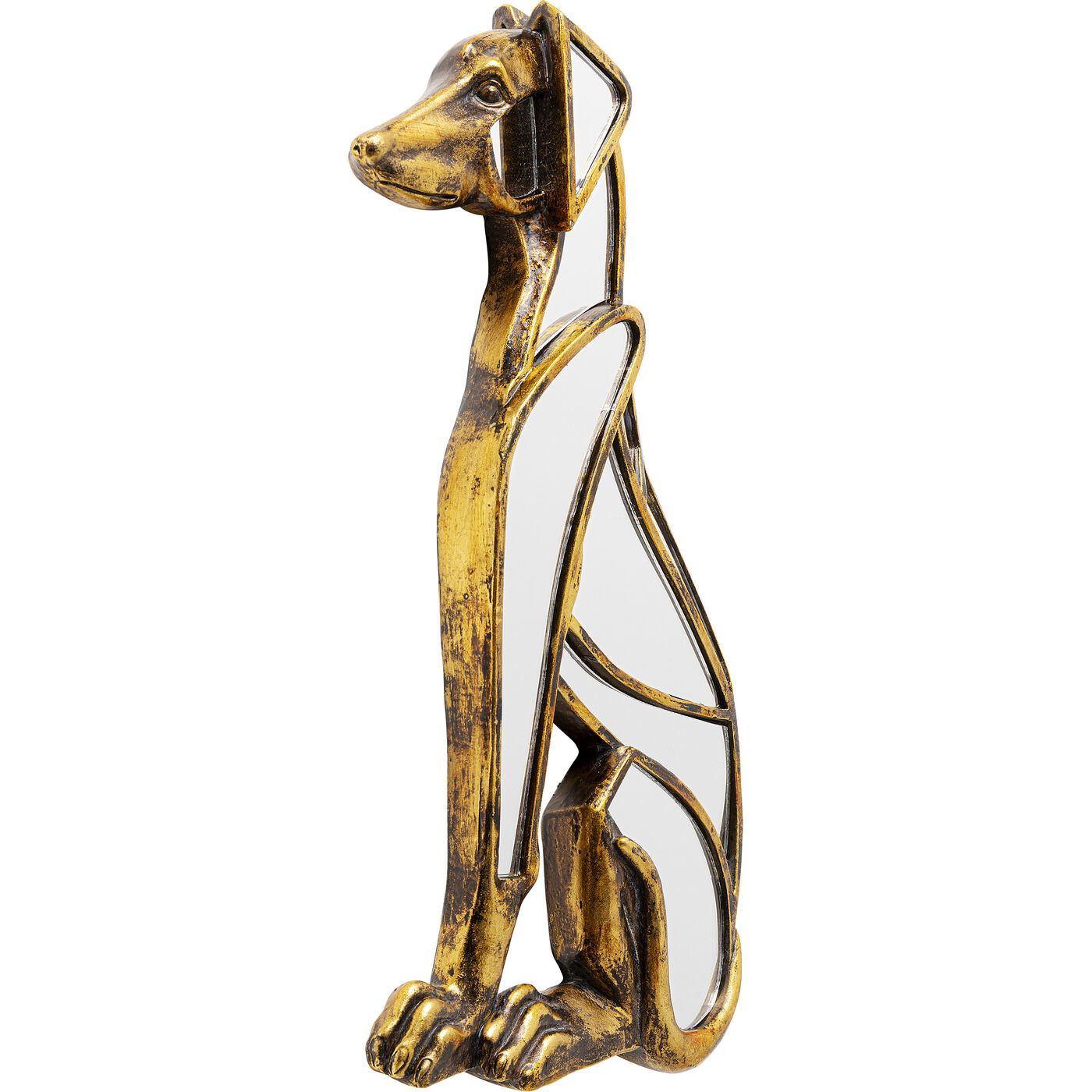 Декор настенный Dog Mirror 38cm KARE 56983