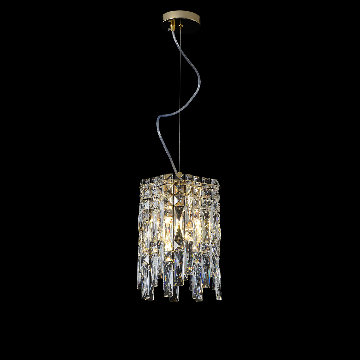Светильник подвесной Crystal Lux ABRIL SP2 GOLD