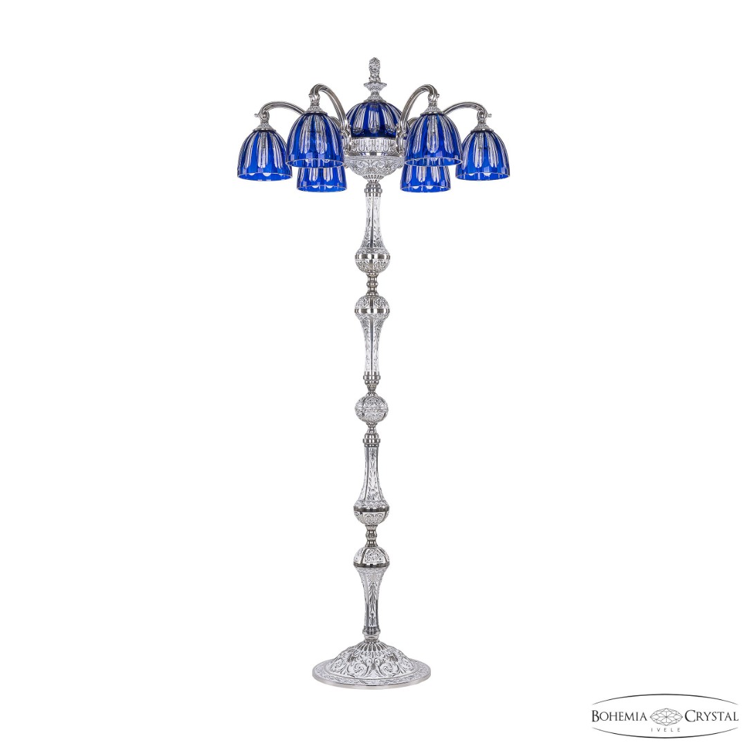 Торшер бронзовый 72009TP/6/175 NW P1 D Clear-Blue/H-1H FL2S
