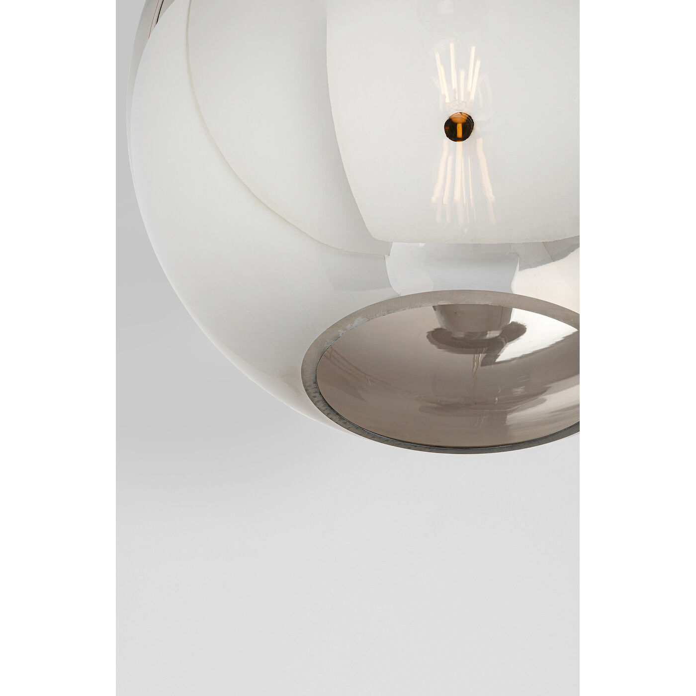 Светильник подвесной Caldaia Silver Ø35 см KARE 56410