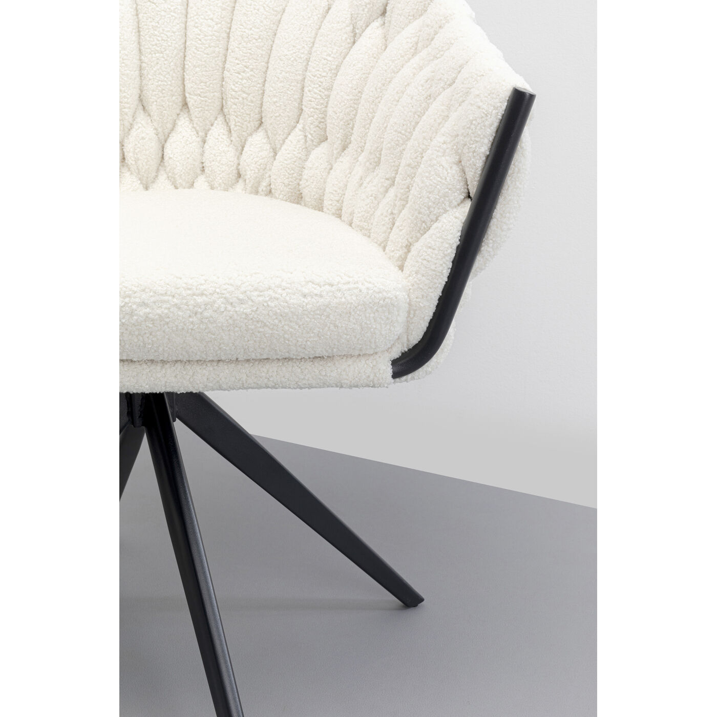 Вращающийся стул Knot Boucle KARE 87829