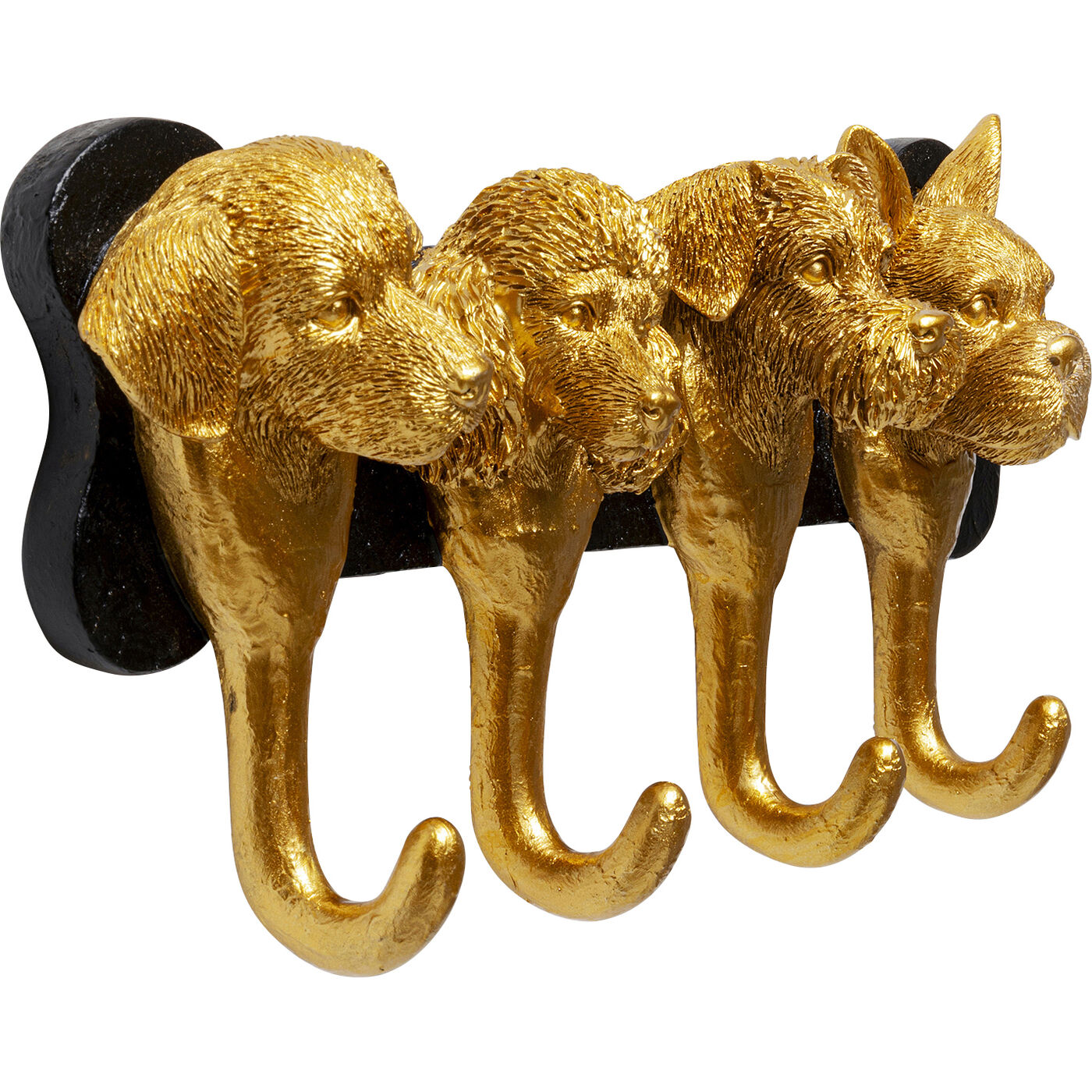 Вешалка Dog Family Gold 31cm KARE 70615