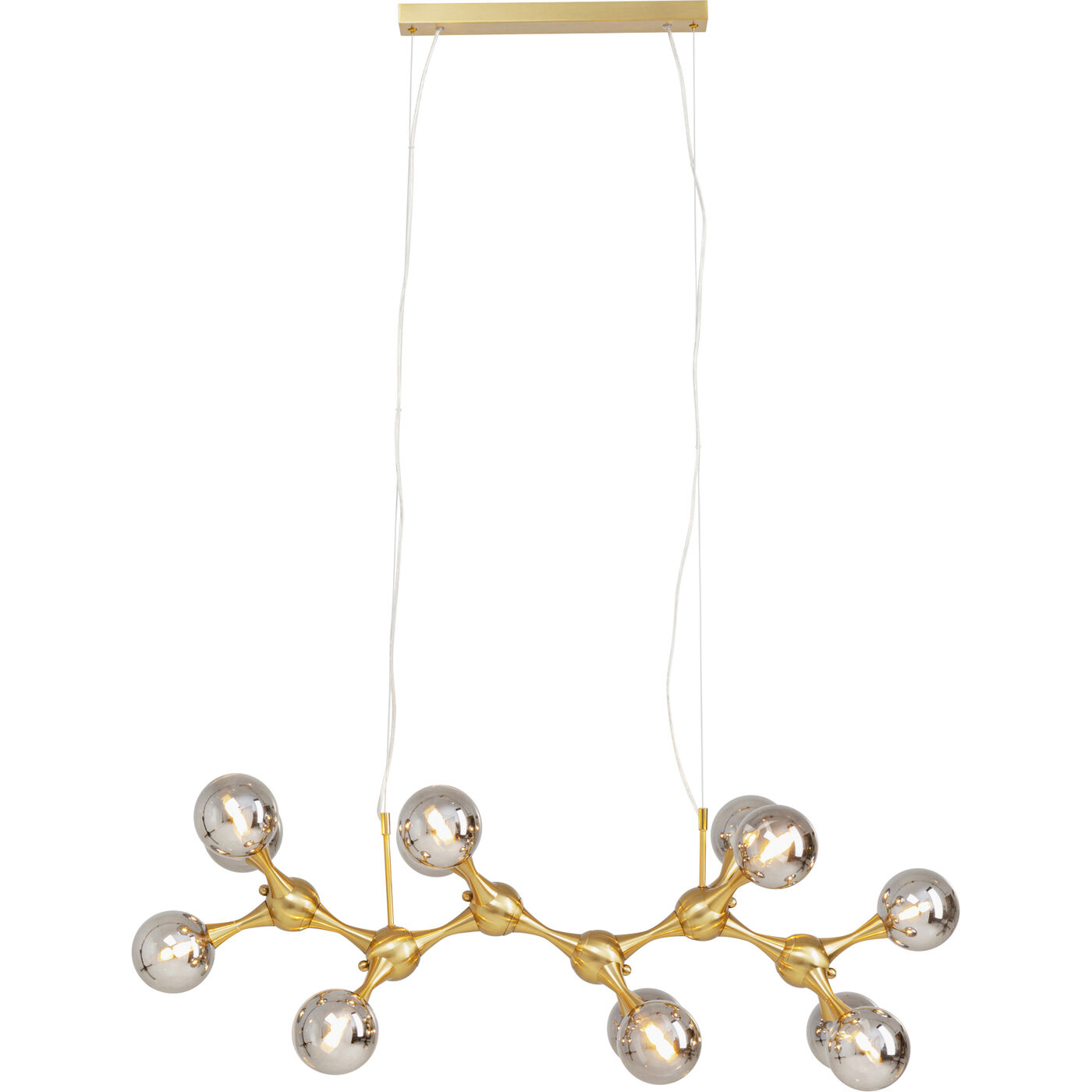 Светильник подвесной Atomic Balls Brass 190cm KARE 56676