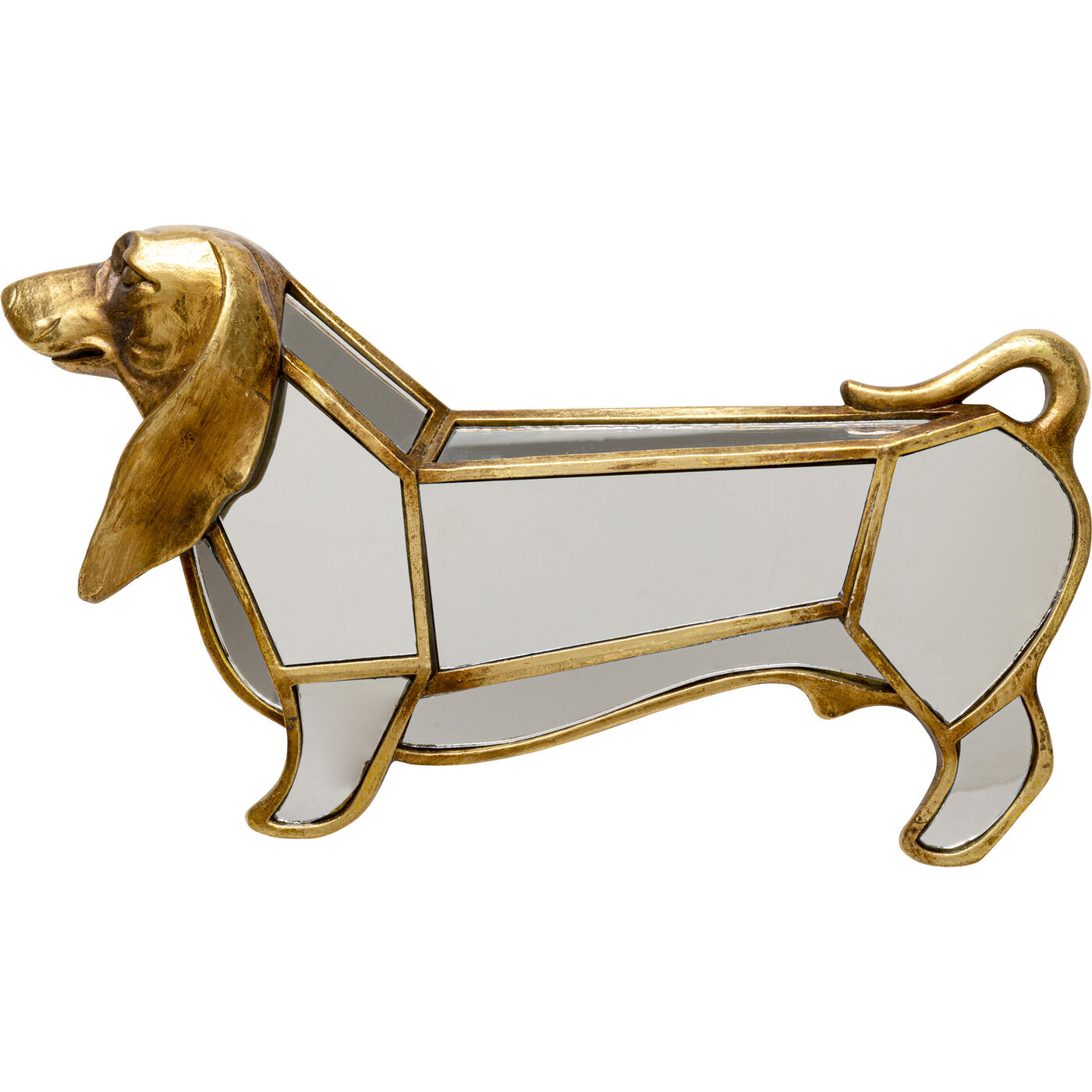 Украшение настенное Dog Зеркало 38x22cm KARE 58280