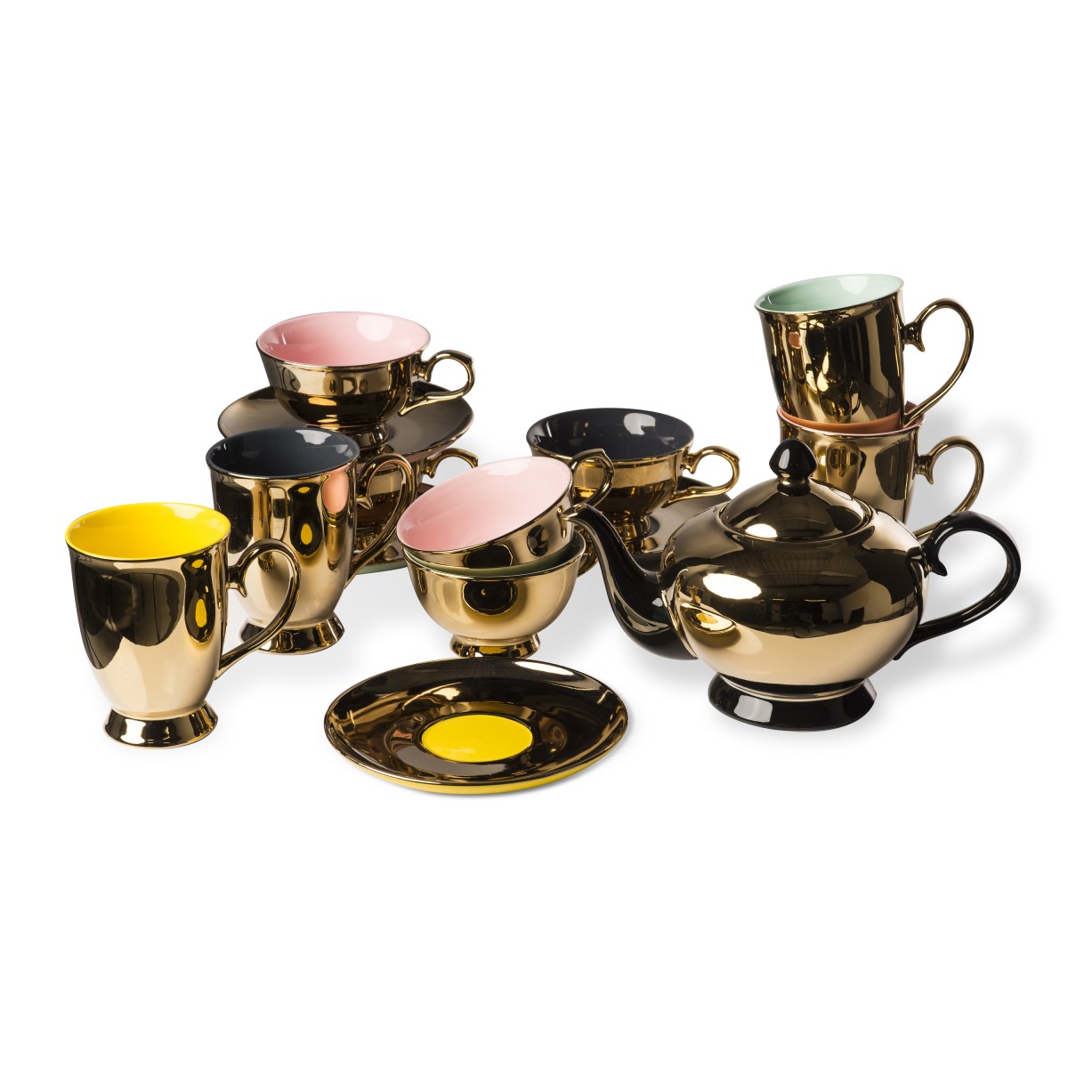 Набор Pols Potten Mugs legacy gold