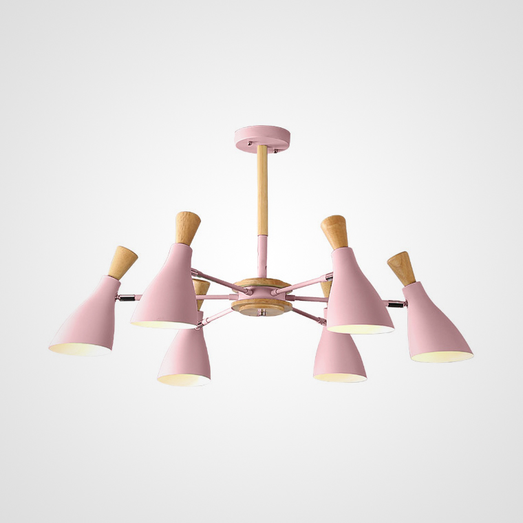 Люстра на штанге TUNE L6 Pink by ImperiumLoft