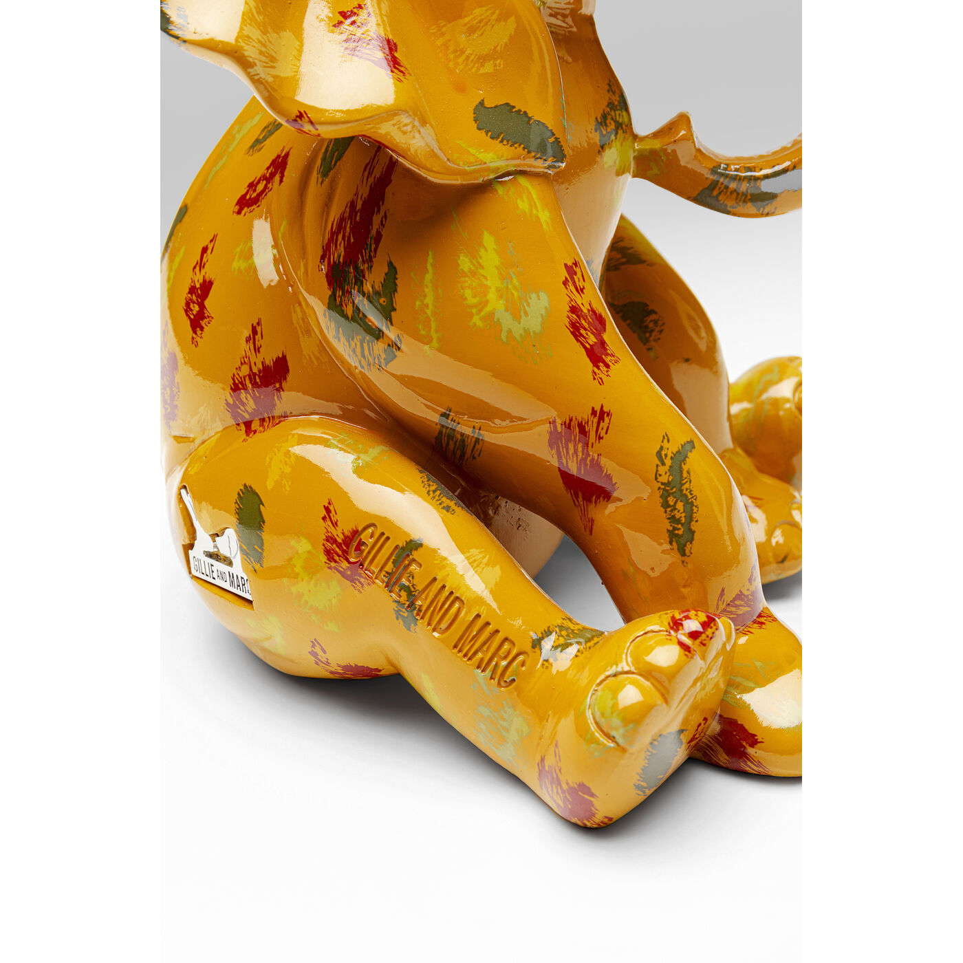 Фигура декоративная Elephant Dots Yellow 18 см KARE 56173