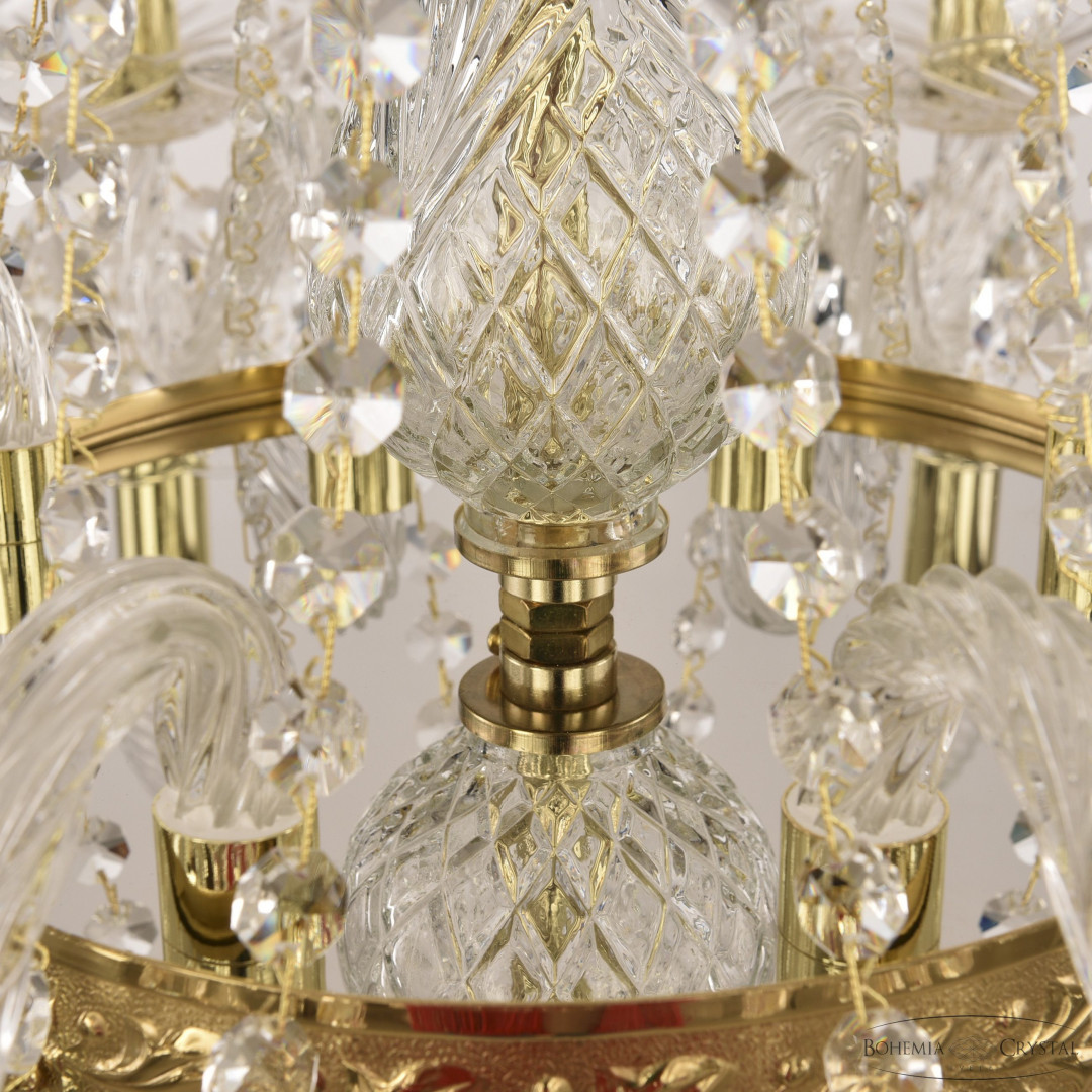 Люстра хрустальная 1451/8/160/250 G Bohemia Ivele Crystal