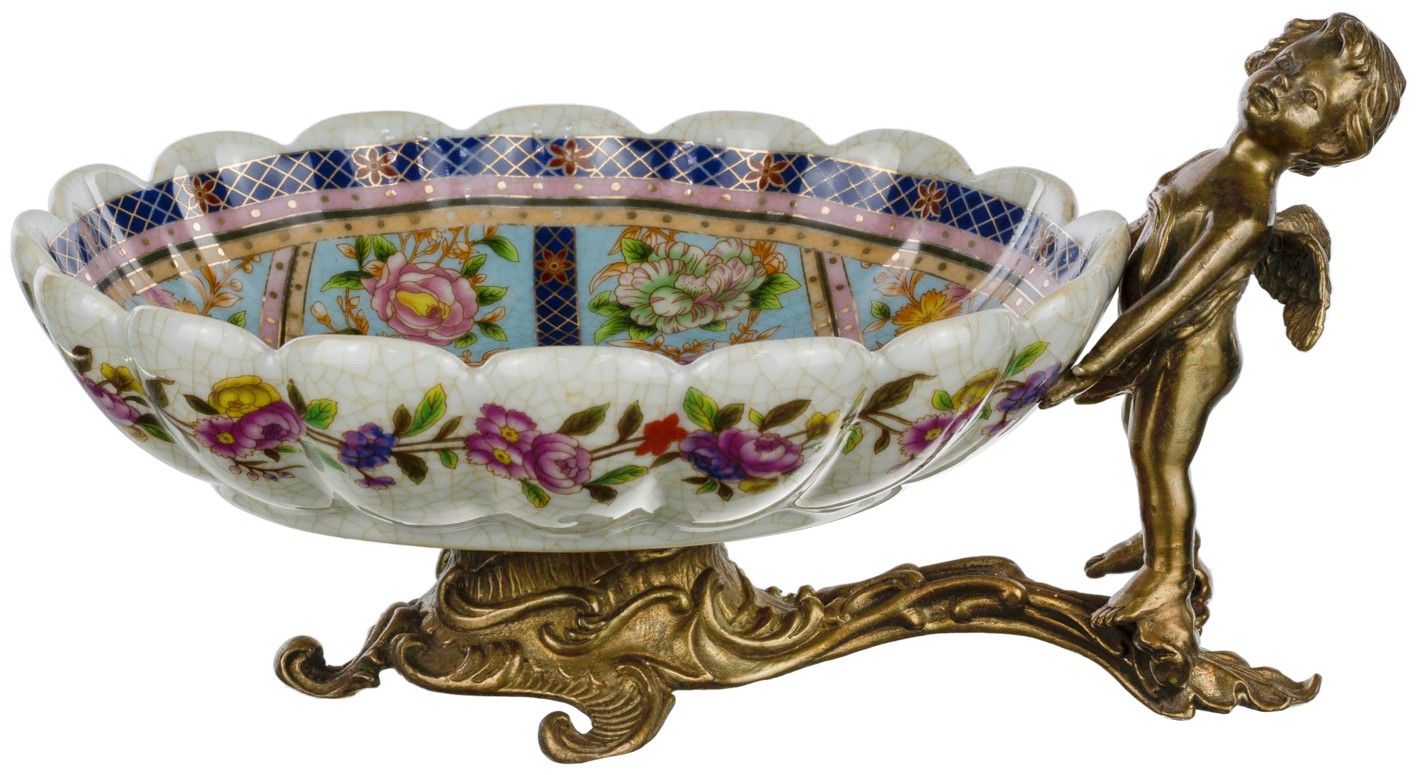Блюдо с ангелом Glasar 31G1944/C909EHC/HLB0159