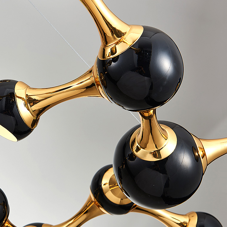 Дизайнерская люстра ATOMIC ROUND SUSPENSION White by ImperiumLoft