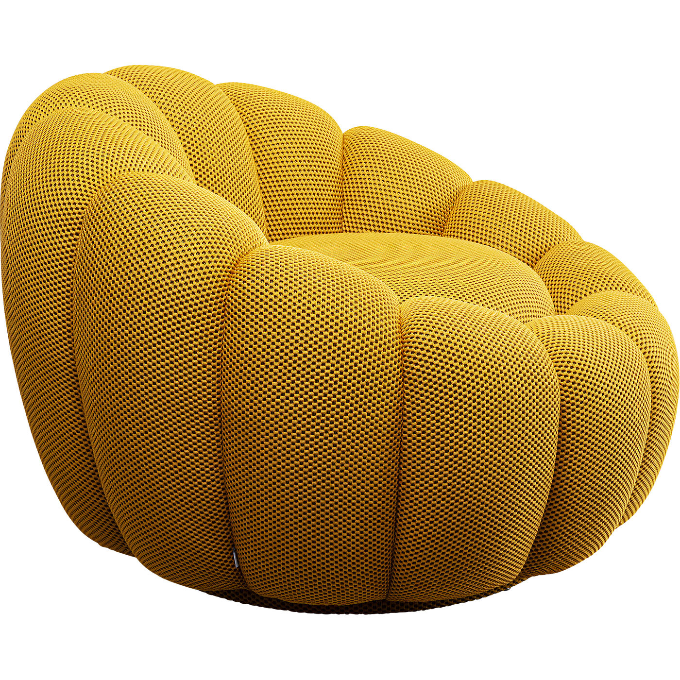Кресло вращающееся Peppo Bloom Yellow KARE 87776
