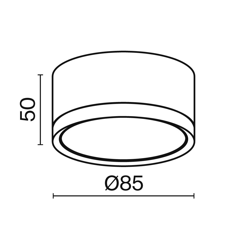 Потолочный светильник Technical C086CL-GX53-SRD-BG