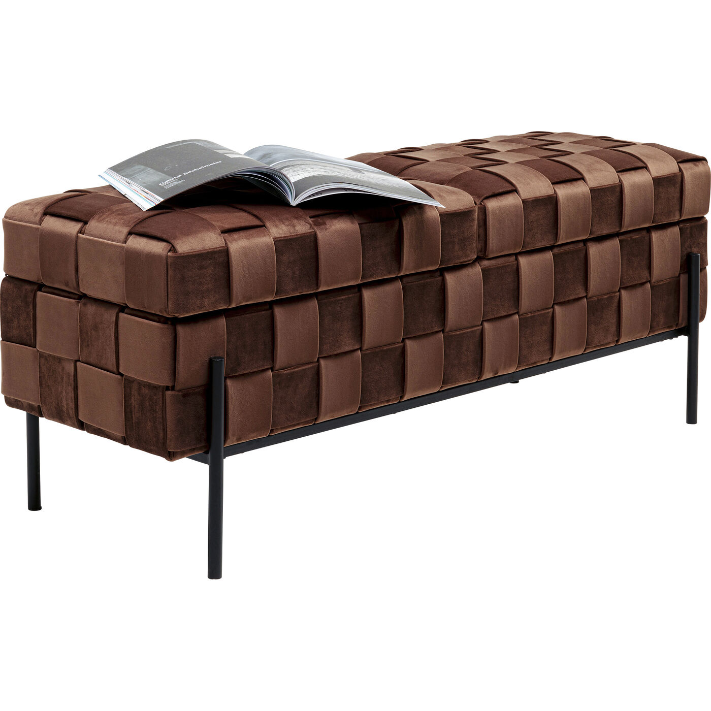 Скамья Weave Mocca 121cm KARE 70931