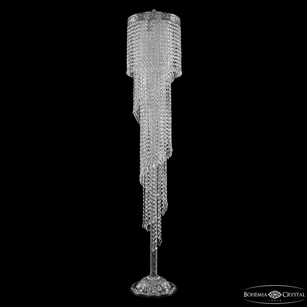 Торшер каскад хрустальный 83111T6/30IV-152 Ni Bohemia Ivele Crystal