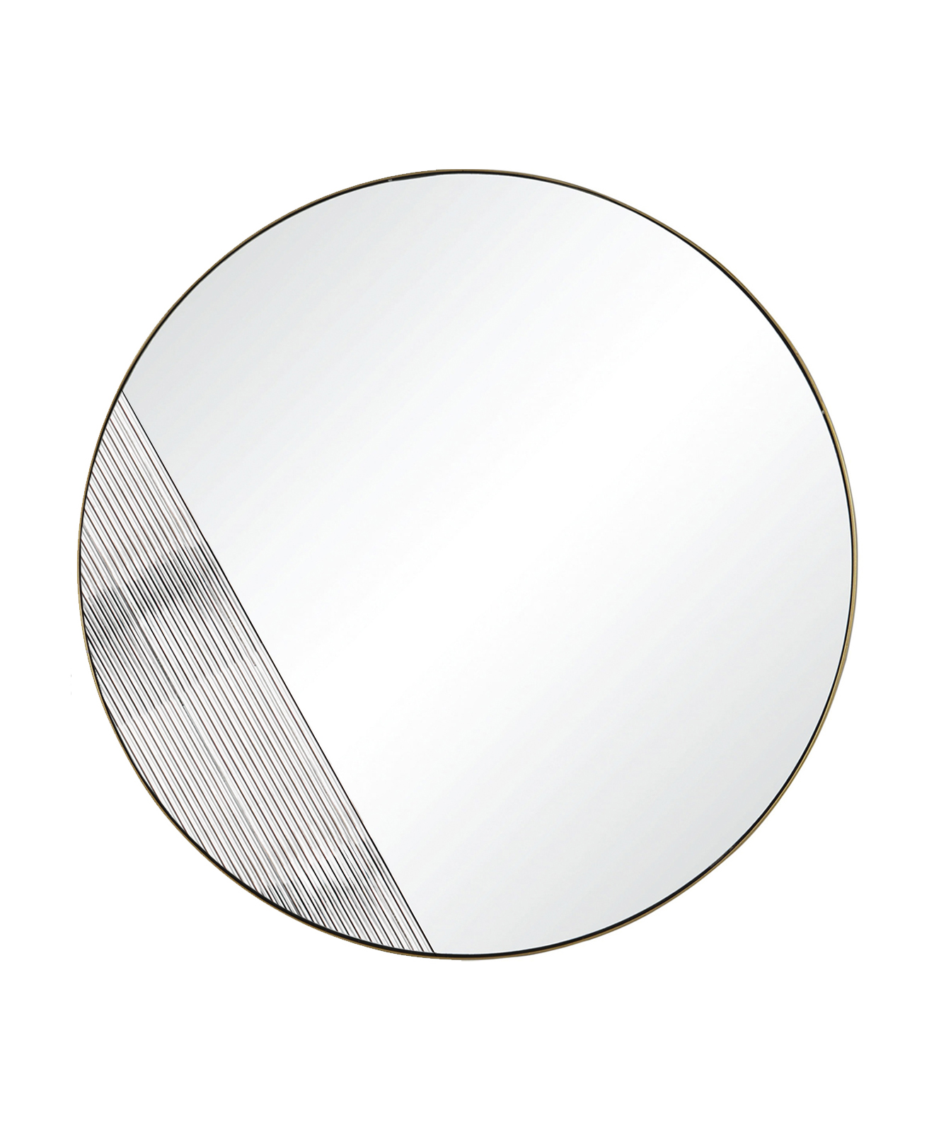 Круглое зеркало в раме Нолан – S Louvre Home LHDWM8534ZYH
