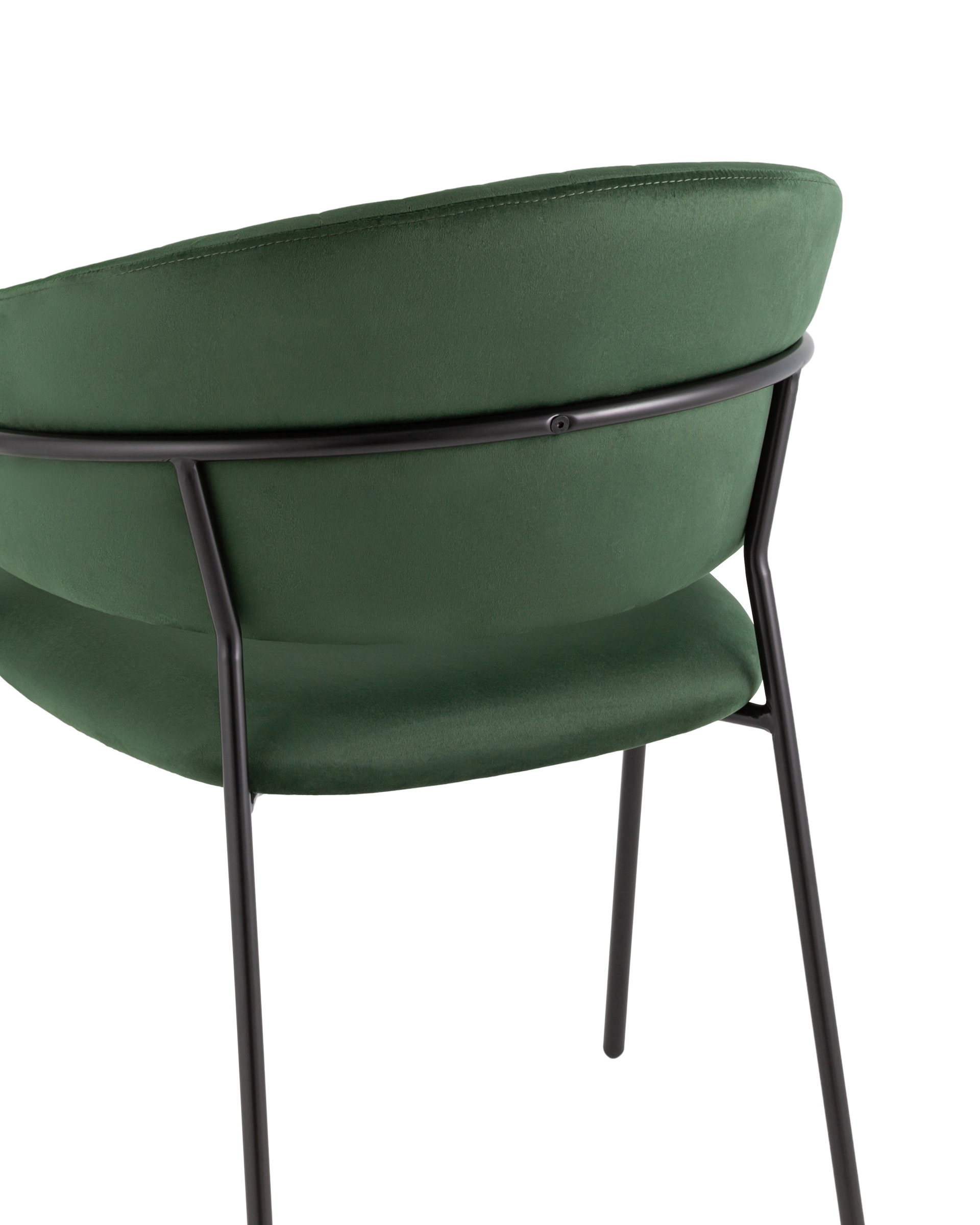 Стул Бруно велюр зелёный Stool Group