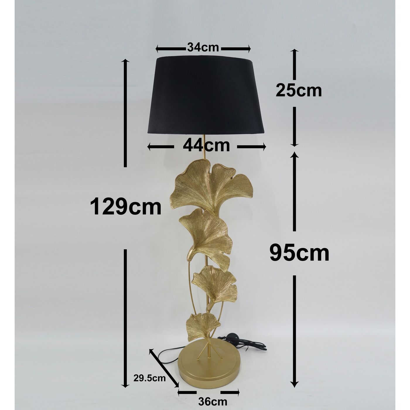 Светильник напольный Ginkgo Leafs 129cm KARE 57742
