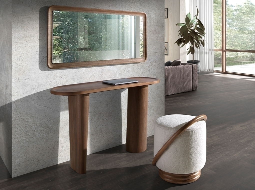 Прямоугольное настенное зеркало 3248/415-G в раме из ореха 120 x 60 Angel Cerda