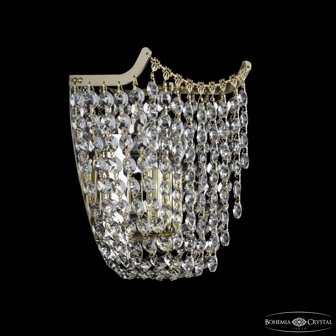 Бра хрустальный 77081B/16 G Bohemia Ivele Crystal