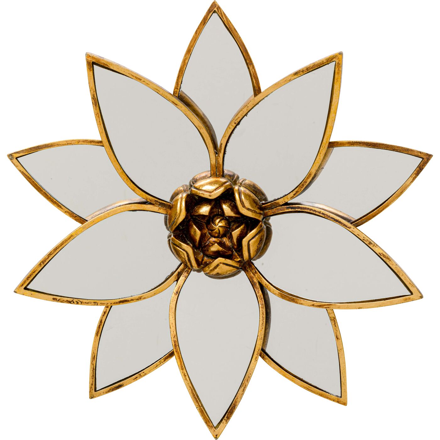 Украшение настенное Lotus Зеркало Ø33cm KARE 57696