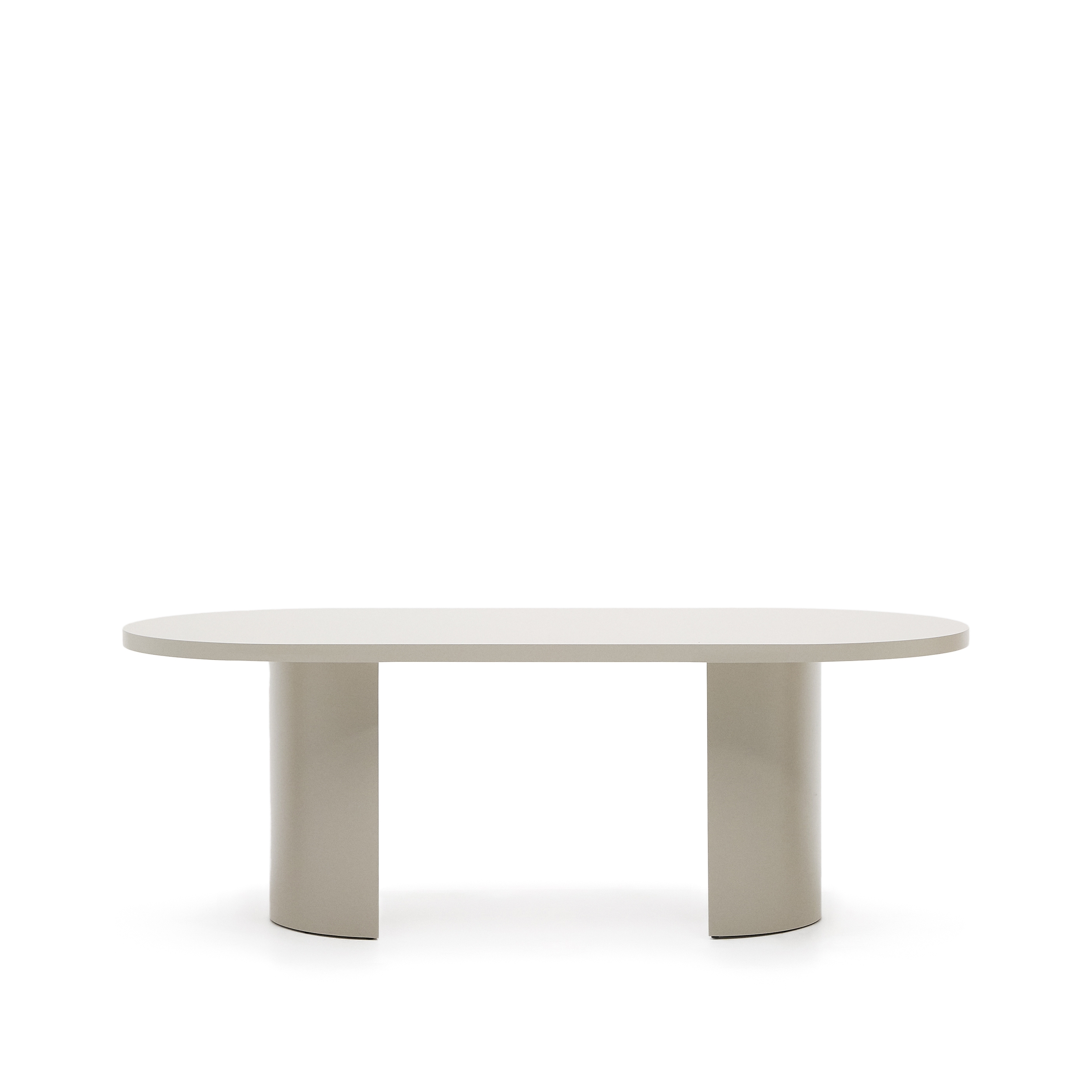 Стол Nealy из лакированного МДФ в отделке экрю, 200 x 100 La Forma (ex Julia Grup)