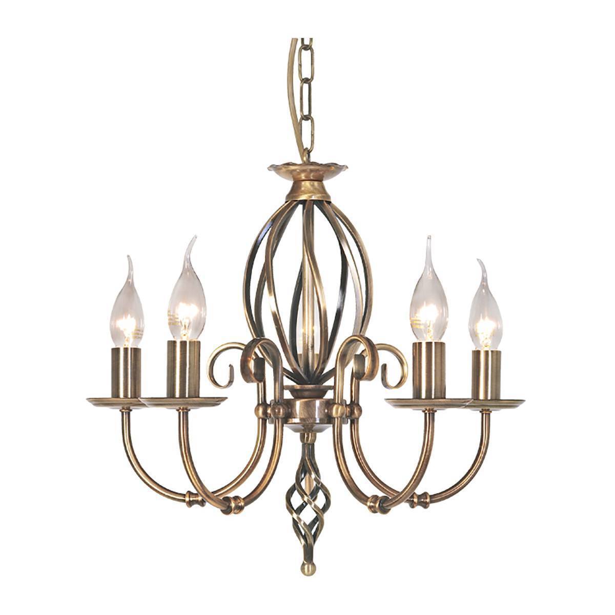 Люстра Elstead ART5 AGD BRASS