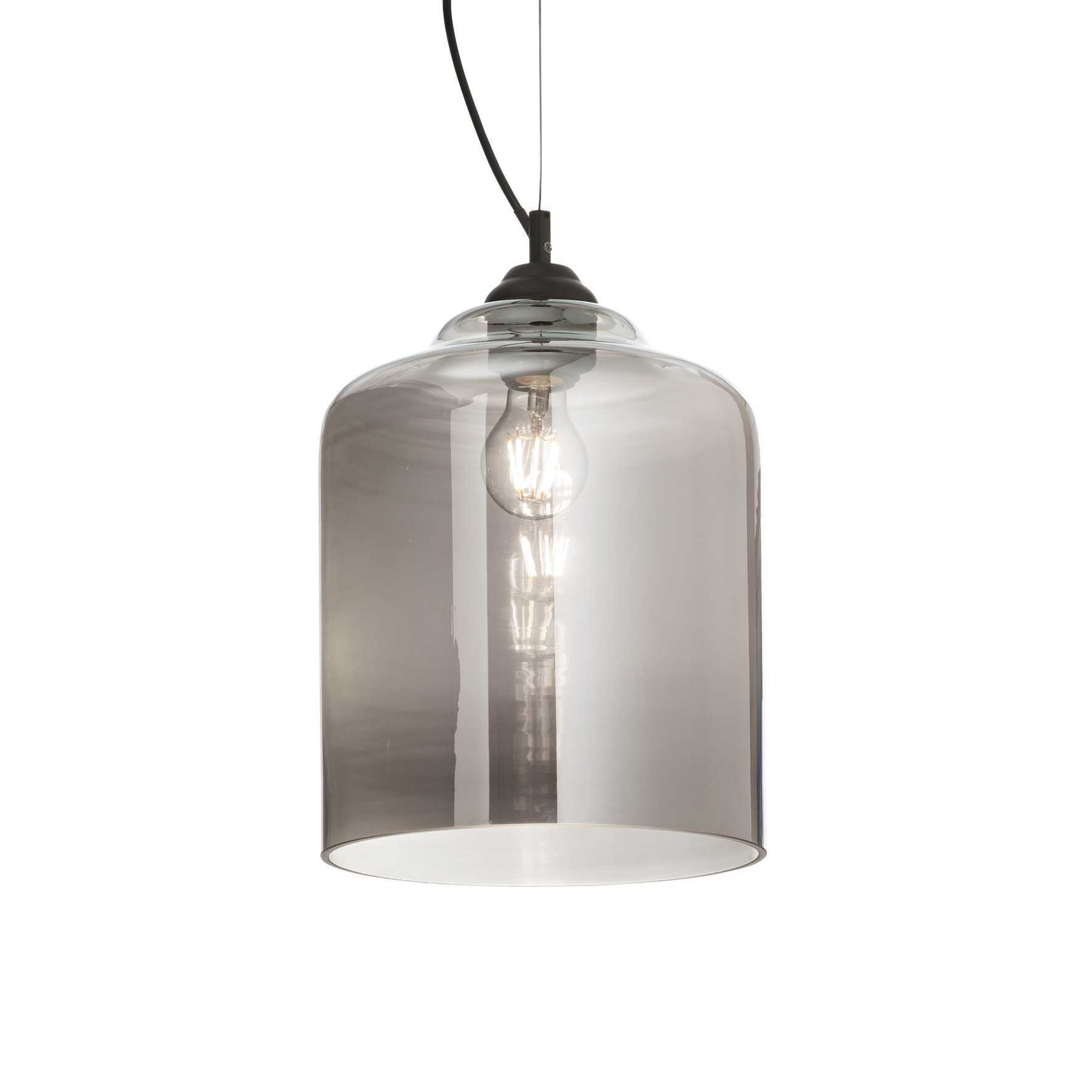 Потолочный светильник Ideal Lux BISTRO' SP1 SQUARE FUME' 112312
