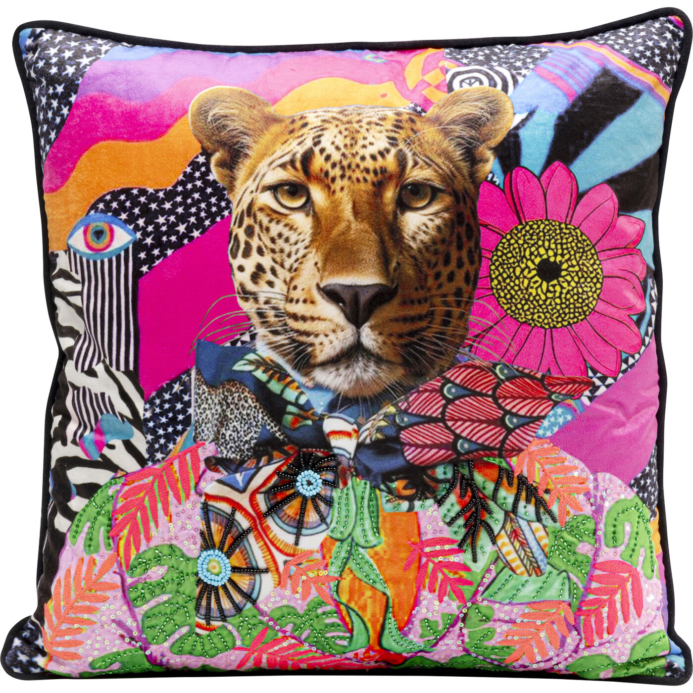 Подушка Fantasy Cheetah 45x45cm KARE 57744