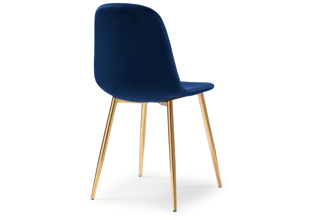 Стул Woodville Dabl dark blue / gold 15290