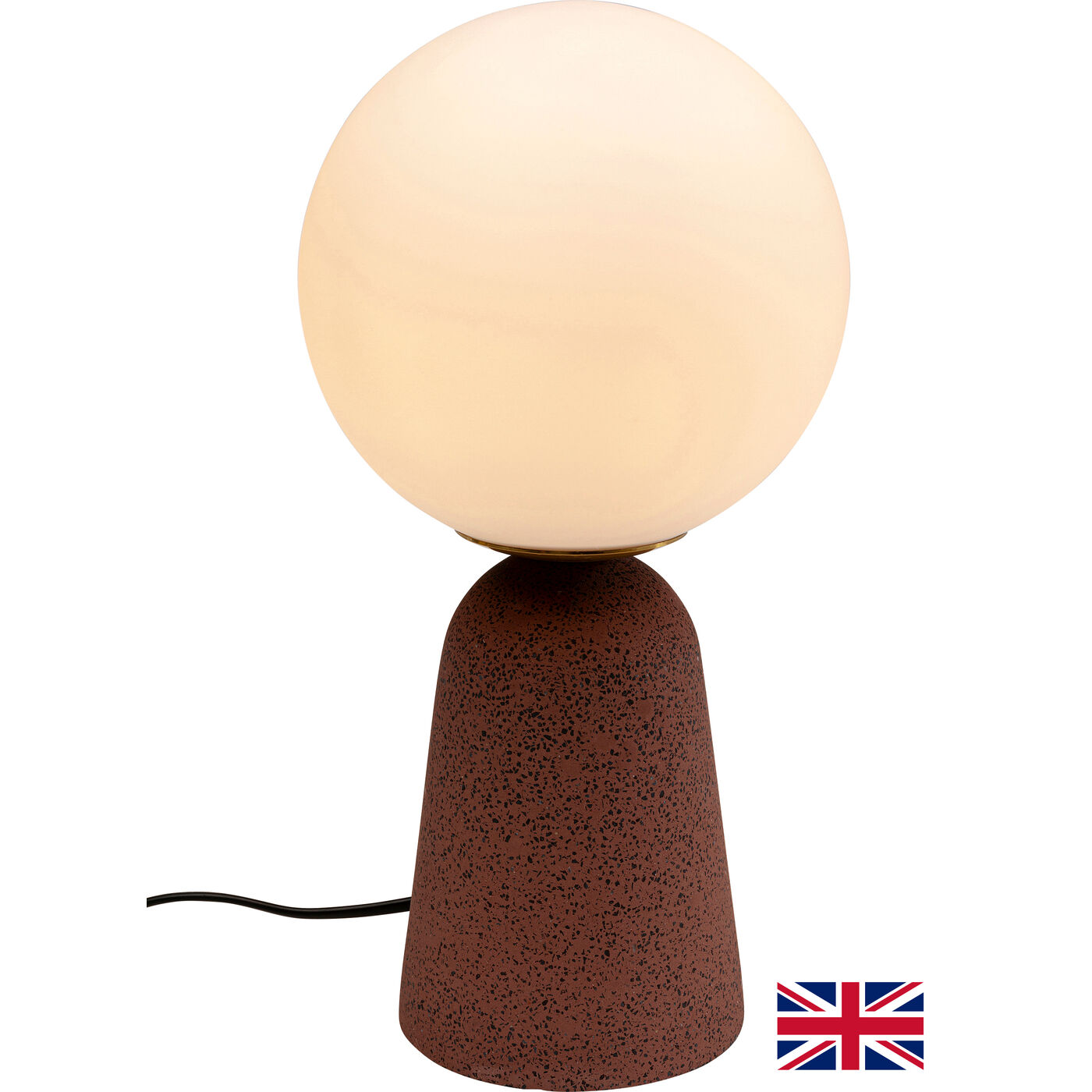 Светильник настольный Bollie Red 33cm UK KARE 46100