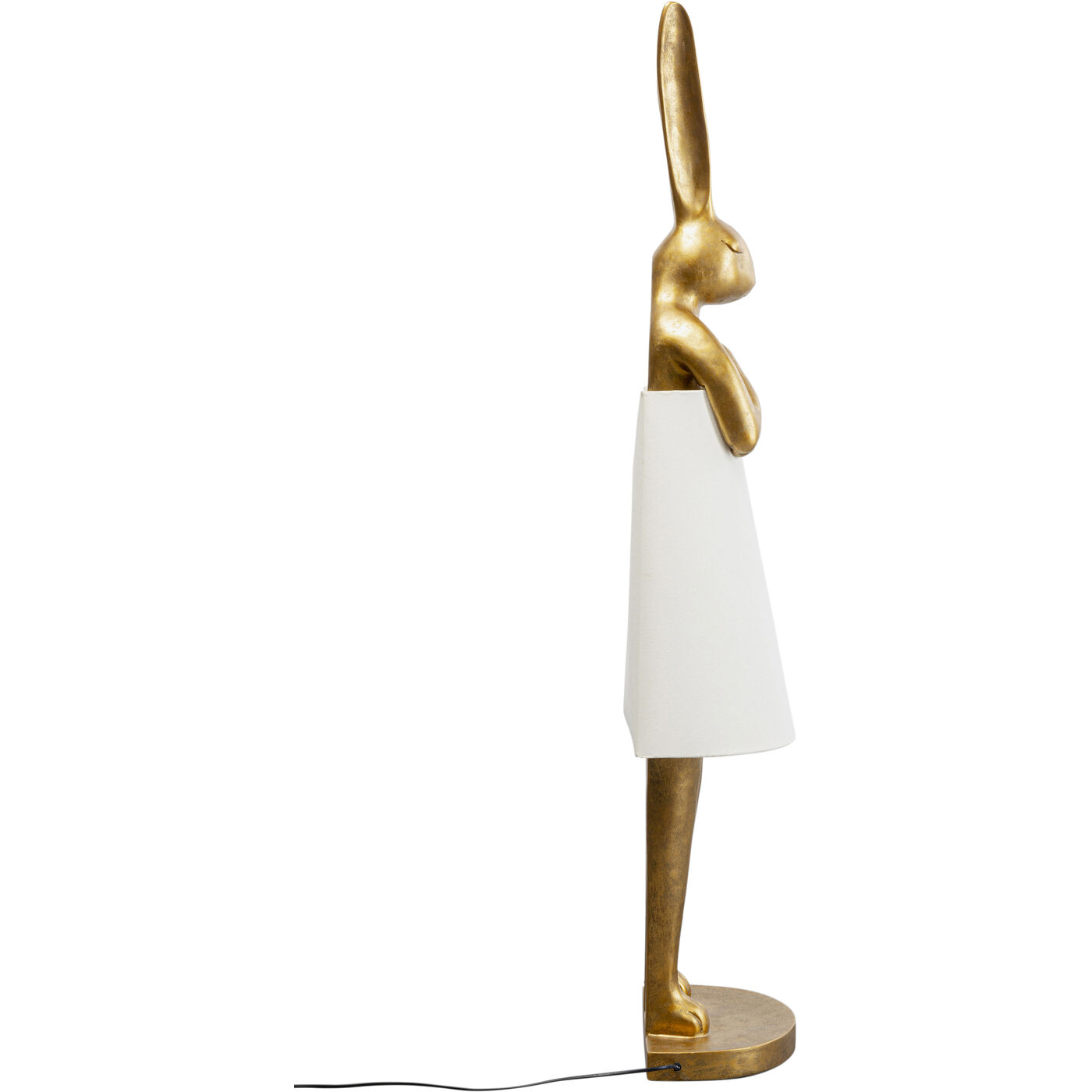 Светильник напольный Animal Rabbit Gold/White 150 см KARE 56129