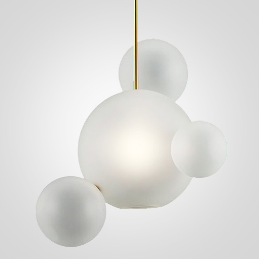 Подвесной светильник GIOPATO &amp; COOMBES BOLLE BLS LAMP white glass 4 by ImperiumLoft