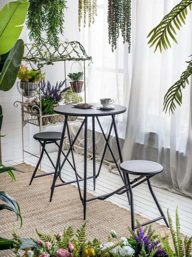 Столик с табуретами, набор Glasar 480356-AB