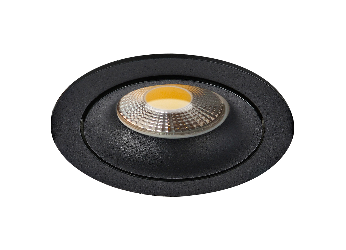 Встраиваемый поворотный светильник под сменную лампу Donolux DL18412/01TR Black