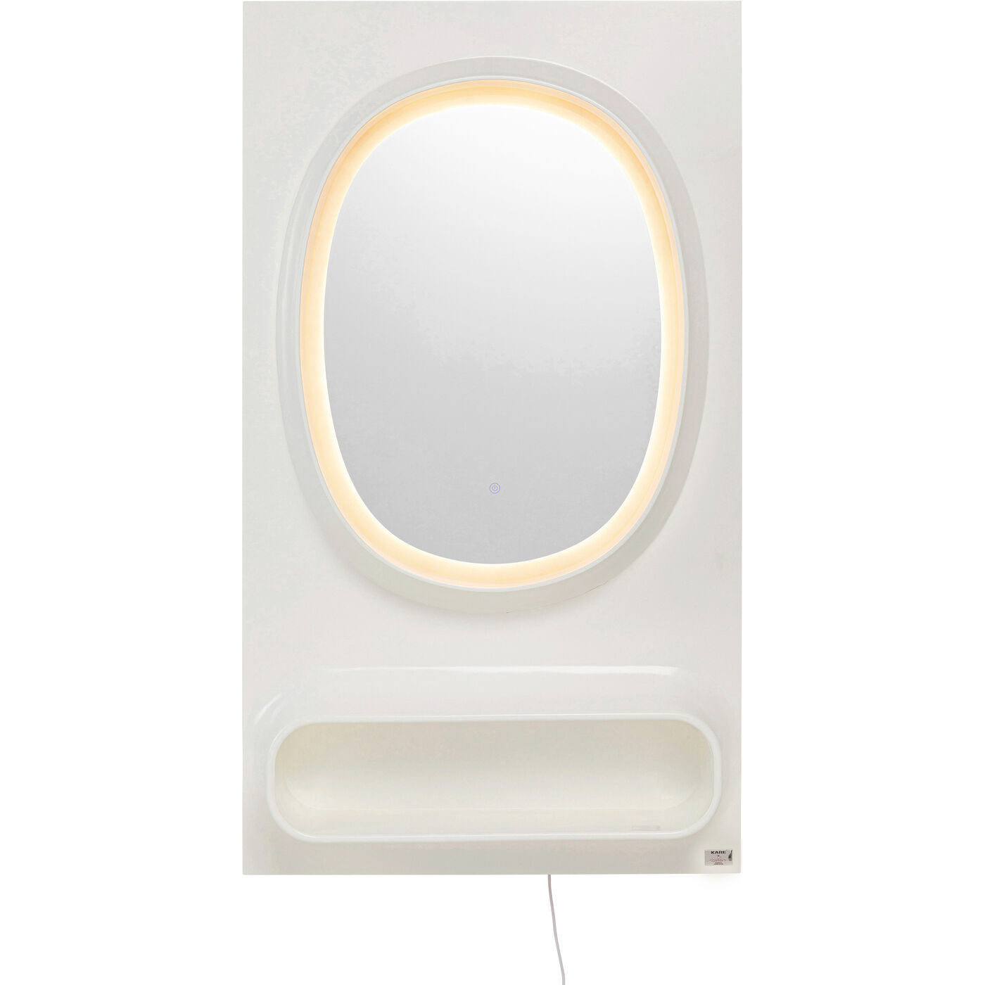 Зеркало настенное  KARE x Karim Rashid Aero LED White 80x141cm KARE 70841