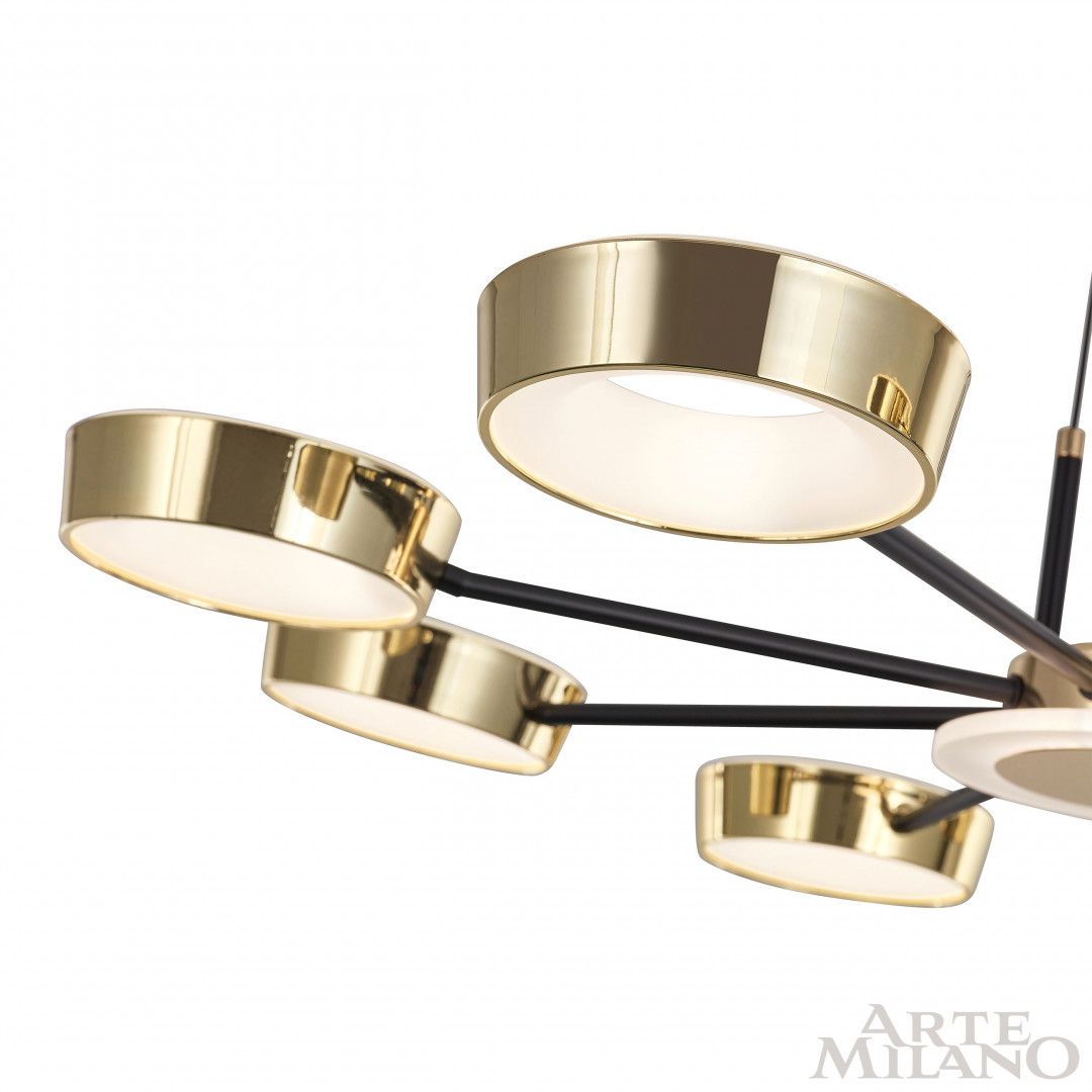 Подвесной светильник светодиодный 271079/8 BK/GD Arte Milano