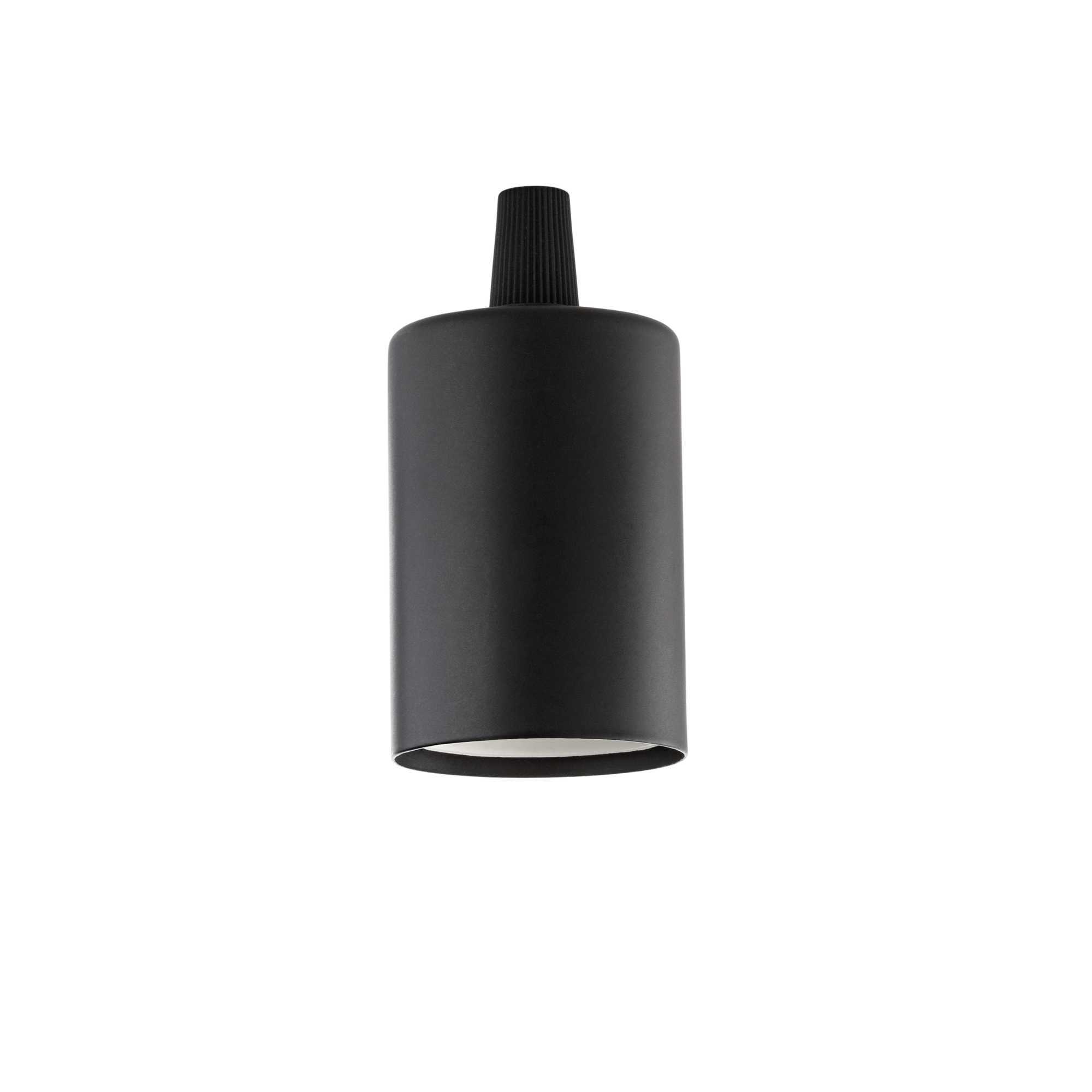 патрон Ideal Lux PORTALAMPADA E27 LISCIO NERO 242576