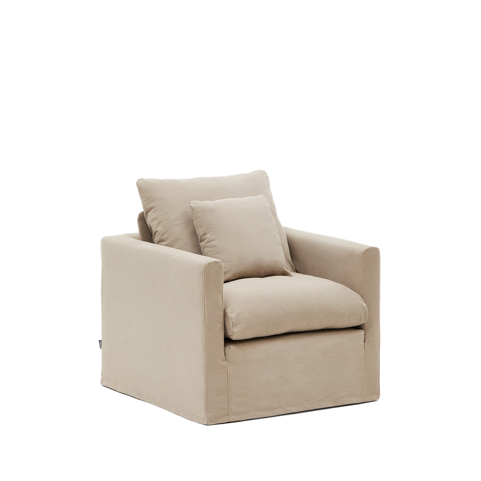 A cover designed to kep your Nora armchair in brand-new condition. Made from linen and cotton fabri La Forma 192955