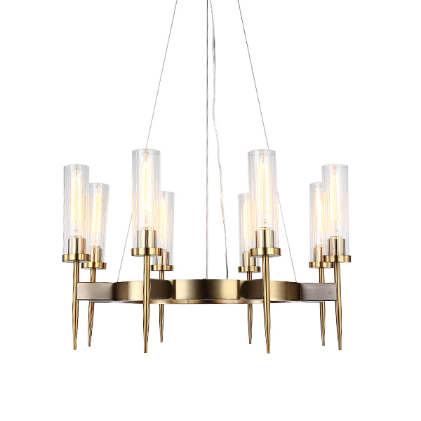 Люстра  Delight Collection Alouette 8 brass