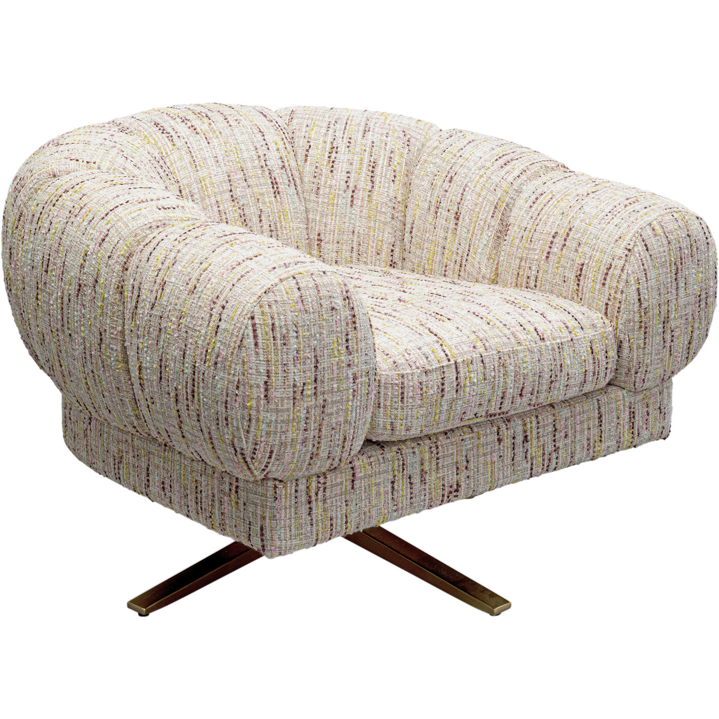 Кресло вращающееся Janno Beige KARE 87893
