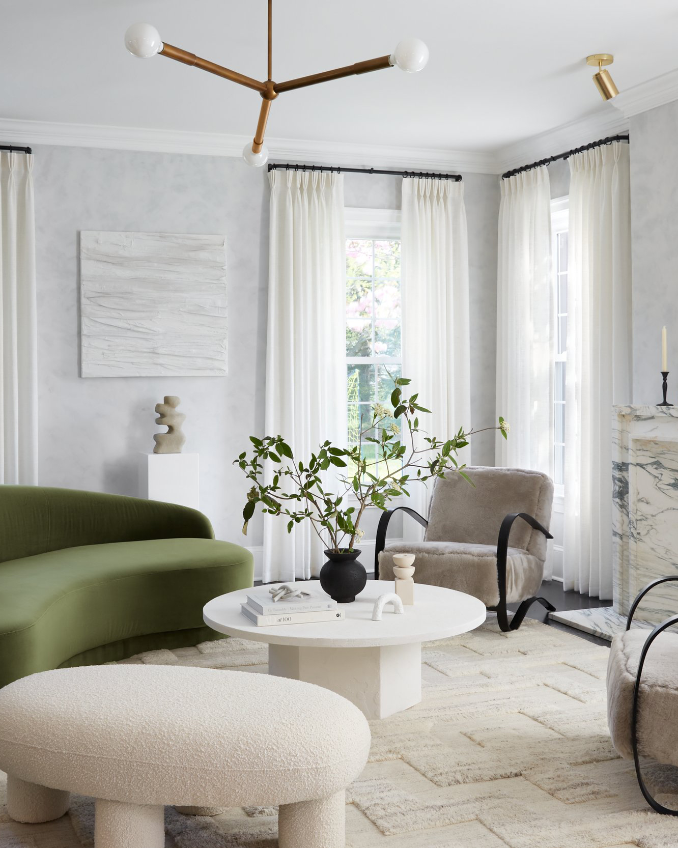 Золотая современная люстра Рамси Louvre Home LCH350325XNP