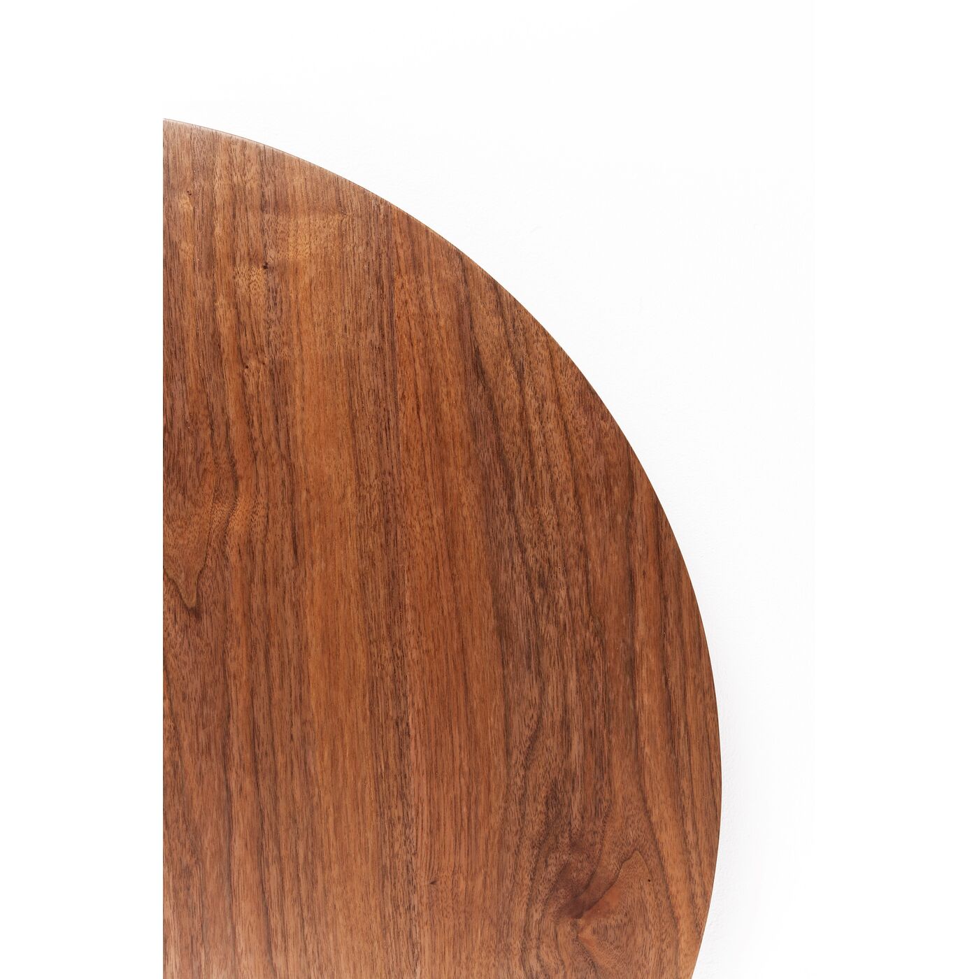 Стол кофейный Schickeria Walnut Black Ø110cm KARE 70492