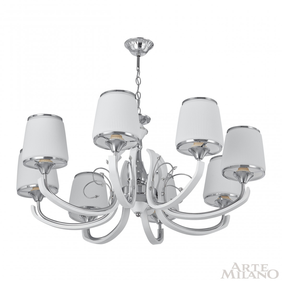 Люстра подвесная с плафонами 309247/8 Wh/Ni Arte Milano