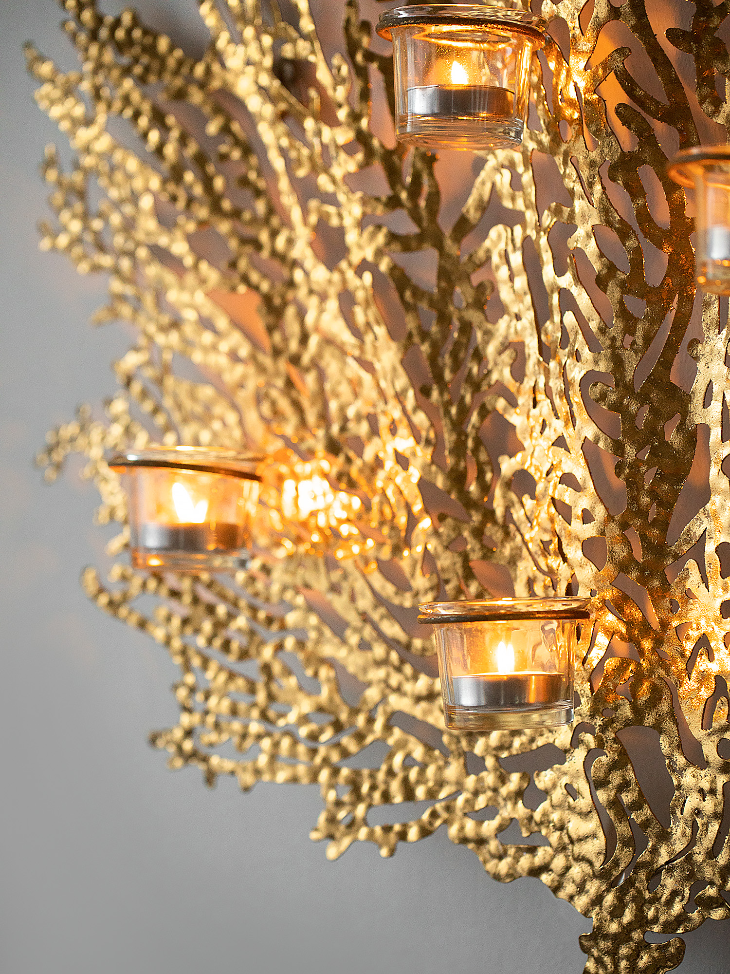 Подсвечник настенный на свечей Glasar 57-090